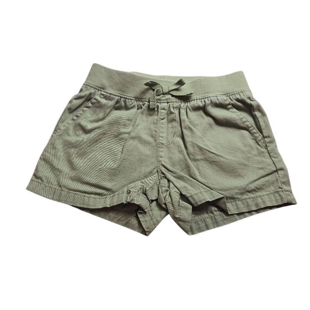Children's Place olive green shorts 6